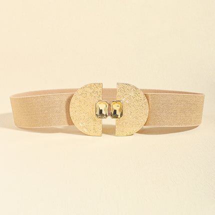 Ceinture élastique tendance pour femmes, scintillante avec perles, décorative, simple, de qualité supérieure