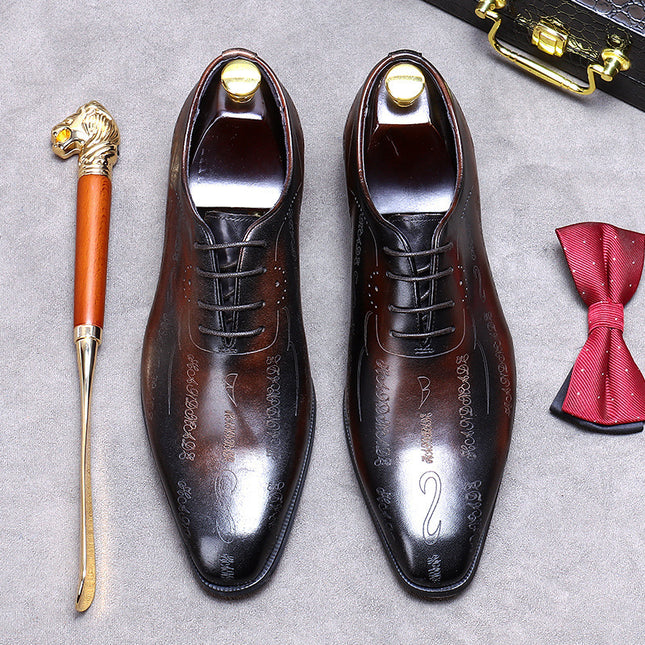 Men's Business Formal Leather Shoes – Stylish, Comfortable & Durable