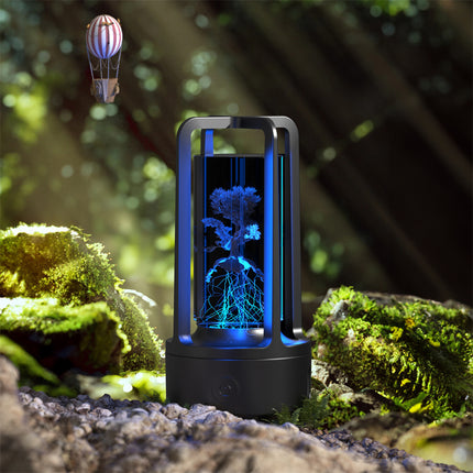 2-in-1 Acrylic Crystal Lamp &amp; Bluetooth Speaker
