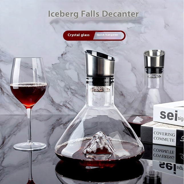 Hot-Selling Iceberg Waterfall Wine Decanter