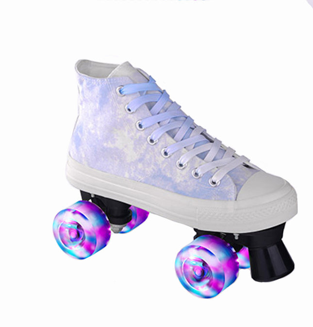 Camouflage Canvas Double Row Skates