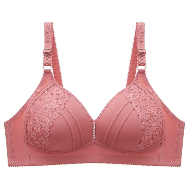 Smooth Wirless Push Up Three Breasted Bra