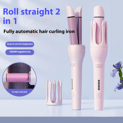 2-in-1 Automatic Hair Curler and Straightener