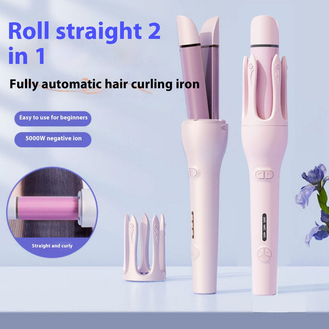 2-in-1 Automatic Hair Curler and Straightener