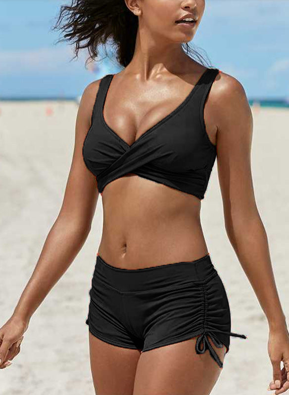Women's Removable Strap Bandeau Swimsuit