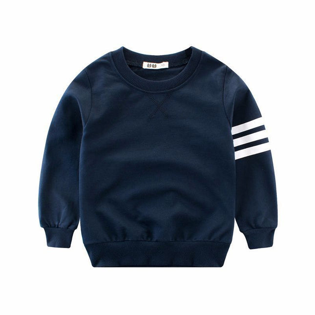 Boy's long Sleeve Round Neck Pullover