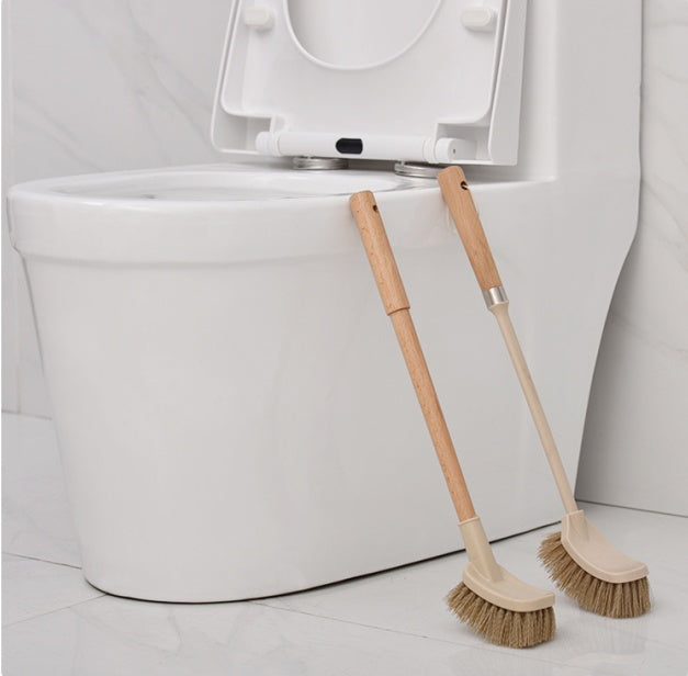 Wooden Handle Toilet & Floor Brush