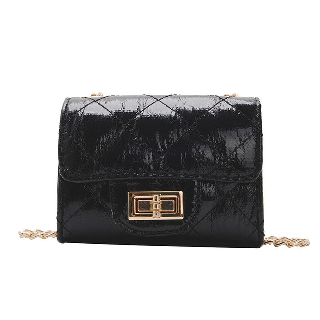Stylish One Shoulder Leather Messenger Bag for Girls