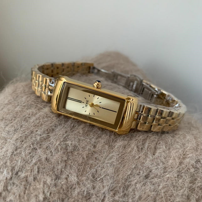 Gold Fashion Retro Steel Belt Watch