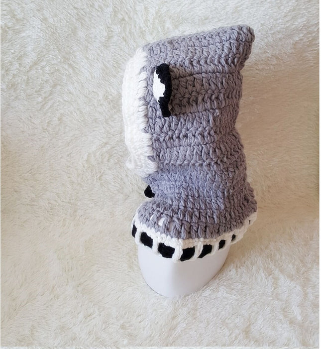 Children’s Wool Knit Hat with Earmuffs