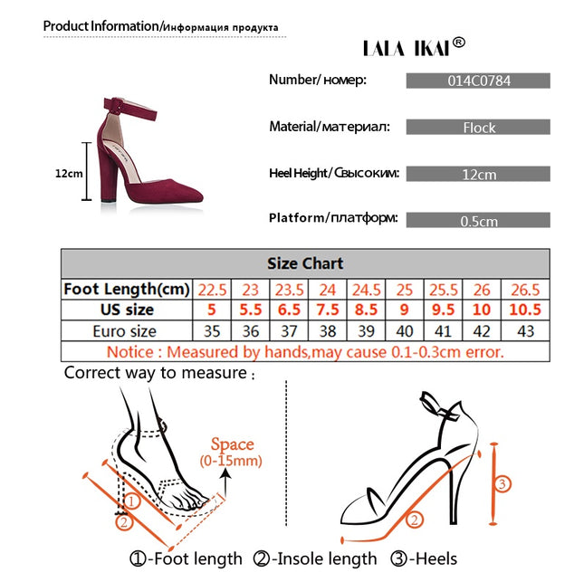 Laix Suede Pumps: Stylish, Comfortable, Sizes 34-43, 4 Colors