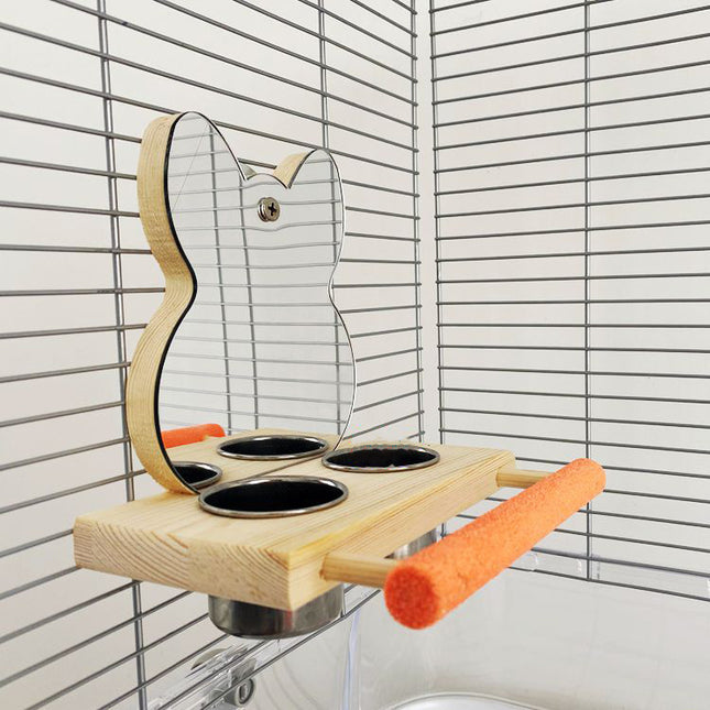 Parrot Puzzle Bird Toy Grinding Claw Stand