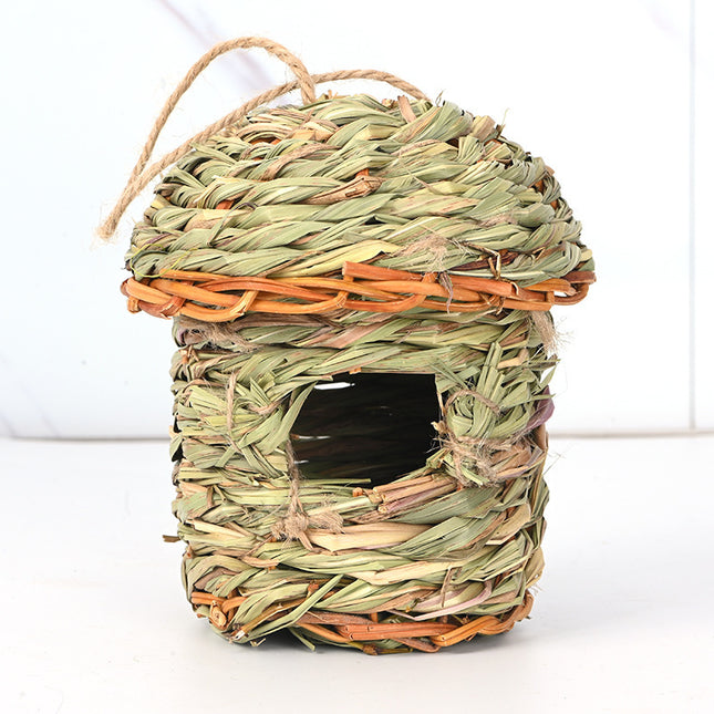 Creative Hand-Woven Straw Bird's Nest