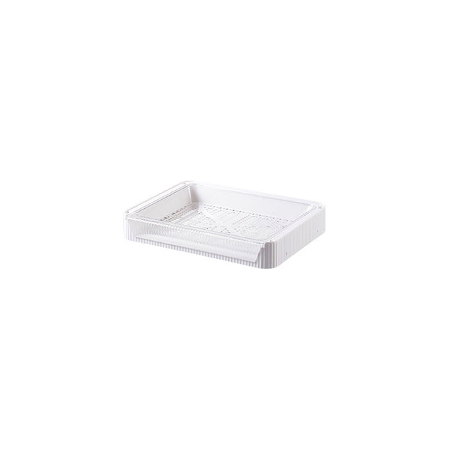 Kitchen Folding Storage Rack with Draining Basket