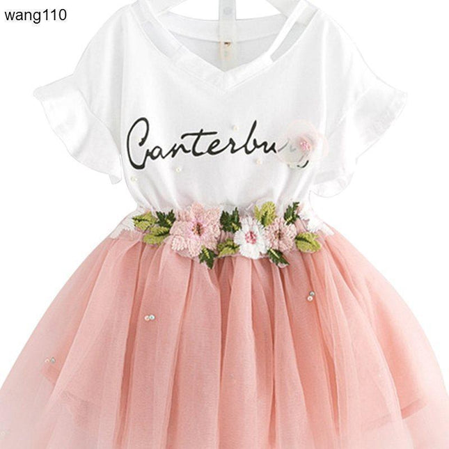 Summer Kids Girls Clothing Sets