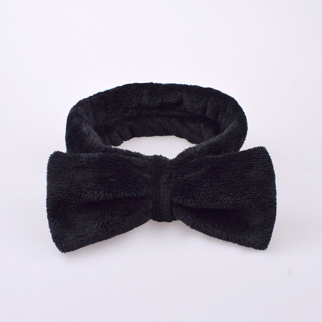 Coral Velvet Butterfly End Hair Band