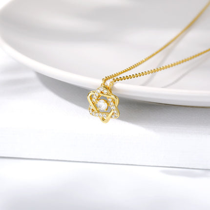 Star Necklace Female Six Pointed Star Clavicle Chain