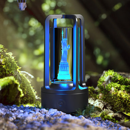 2-in-1 Acrylic Crystal Lamp &amp; Bluetooth Speaker