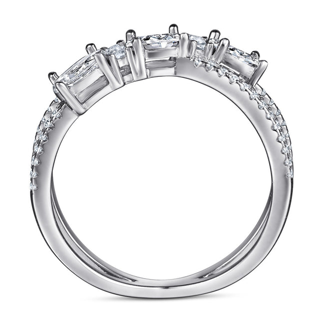 Zircon Women's Wedding Engagement Ring