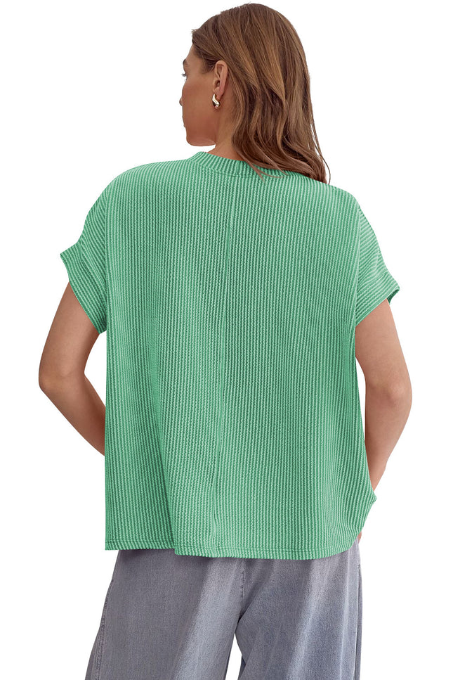 Loose Round Neck Pullover Top