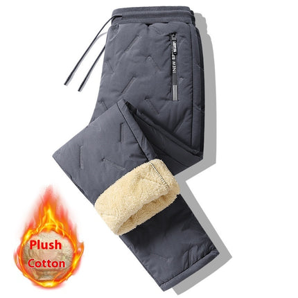 Winter Sweatwear Men Plush Fleece Sweatpants