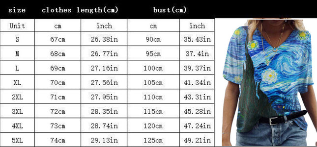Printed Short Sleeve Casual T-Shirt
