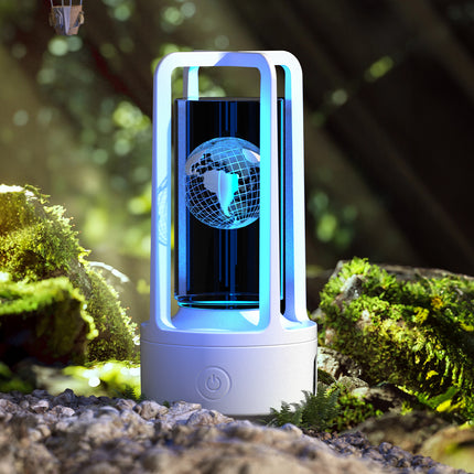 2-in-1 Acrylic Crystal Lamp &amp; Bluetooth Speaker