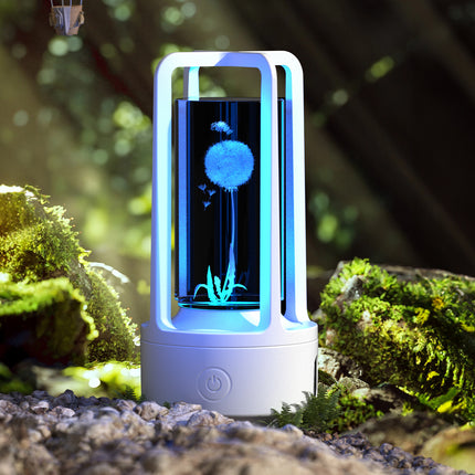 2-in-1 Acrylic Crystal Lamp &amp; Bluetooth Speaker