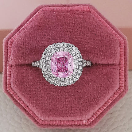 Luxury Multicolor Charm Cubic Zirconia Wedding Rings