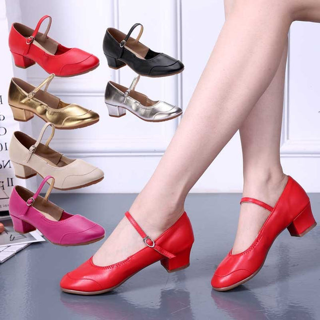 Women's Soft-Soled Dance Shoes for Practice and Performance