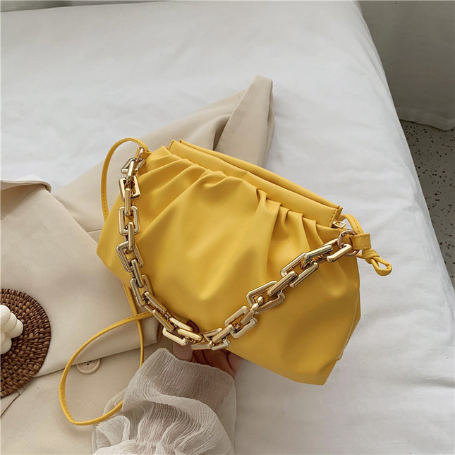 Thick Chain Cloud Shoulder Portable Bag