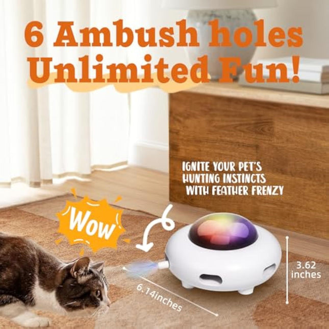 Jouets interactifs pour chats d'intérieur