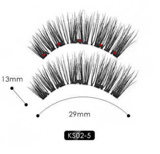 Natural Long Lasting Magnetic Liquid Eyeliner & Magnetic False Eyelashes & Tweezer Set
