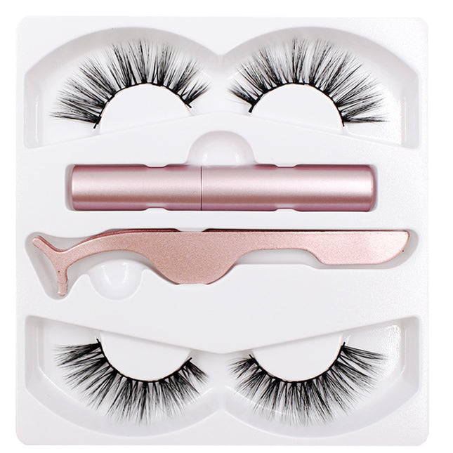 Magnetic Liquid Eyeliner & Magnetic False Eyelashes & Tweezer Set