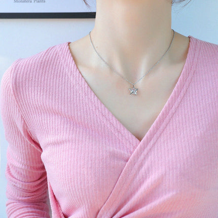 Star diamond necklace