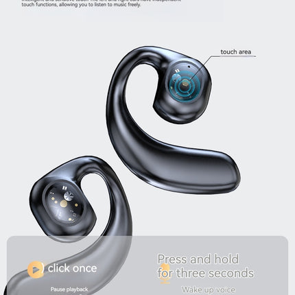 Écouteurs Bluetooth sans fil ouverts Y3 non intra-auriculaires
