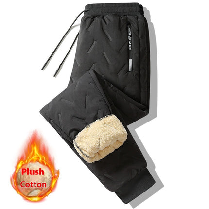Winter Sweatwear Men Plush Fleece Sweatpants