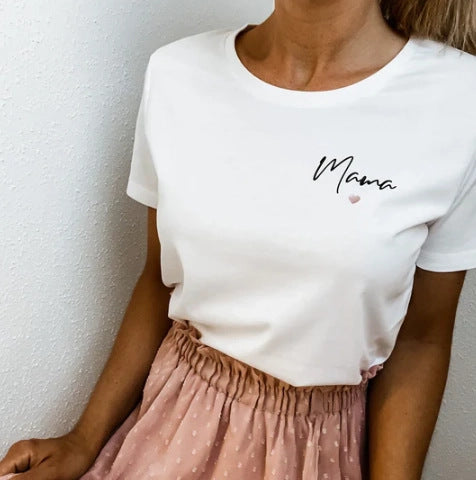 Printed Short Sleeve Casual T-Shirt