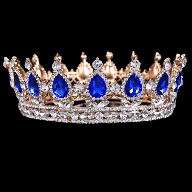 Baroque Bridal Crown Wedding Hair Jewelry