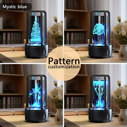 2-in-1 Acrylic Crystal Lamp &amp; Bluetooth Speaker