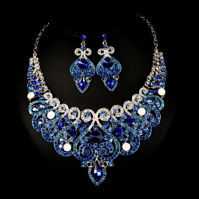 Bride Stylish Necklace Earring Set