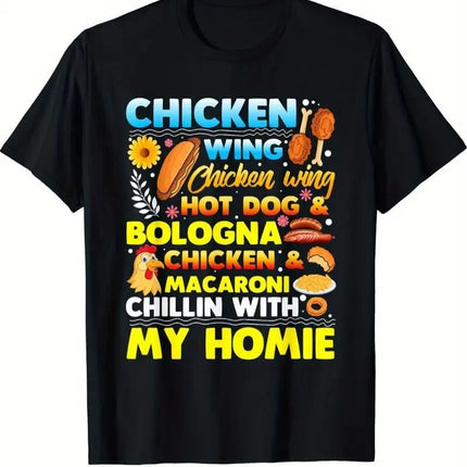 Men's Printed Short-sleeved T-shirt