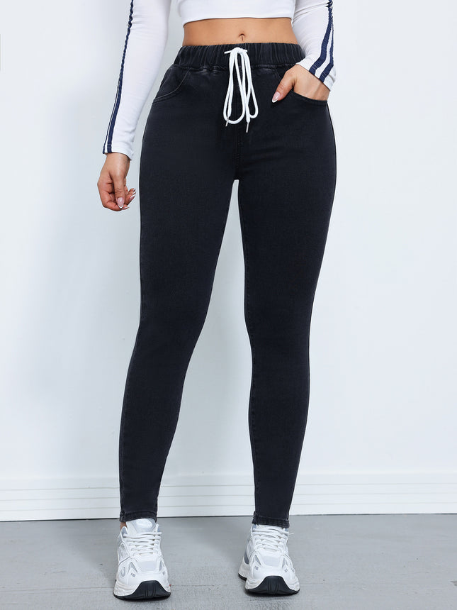 Women's Denim Trousers for Autumn and Winter