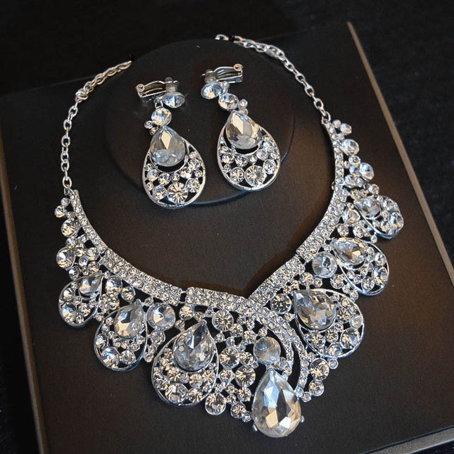 Bridal Three-piece Wedding Jewellry Set