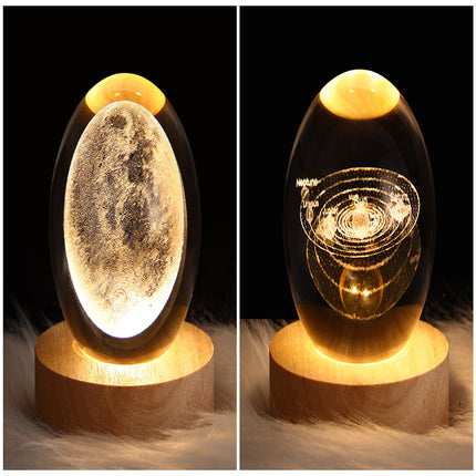 LED Galaxy Crystal Ball Lamp