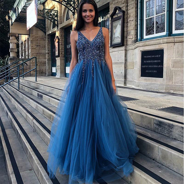 Prom V-Neck Dress