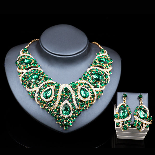 Bride Stylish Necklace Earring Set