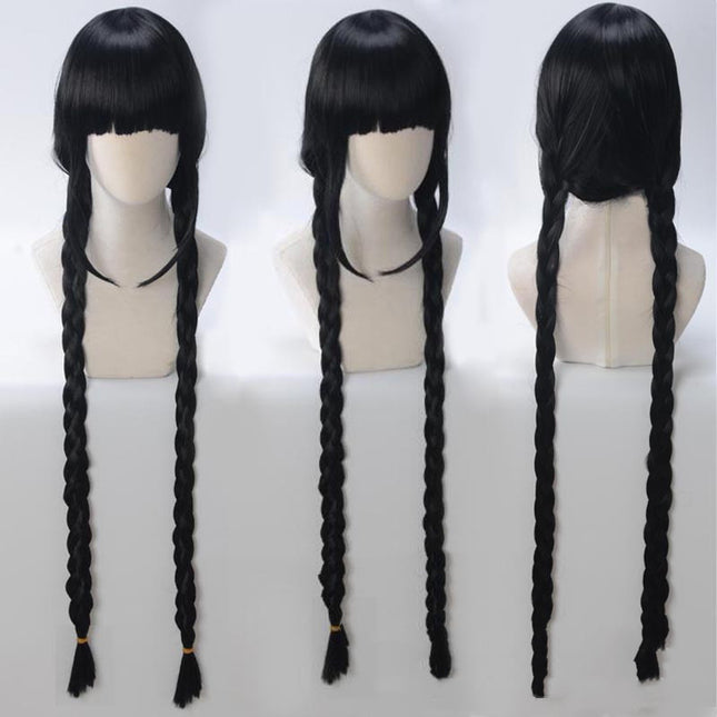 Double twist braid black