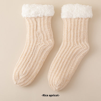Chaussettes de neige épaisses et chaudes résistantes au froid