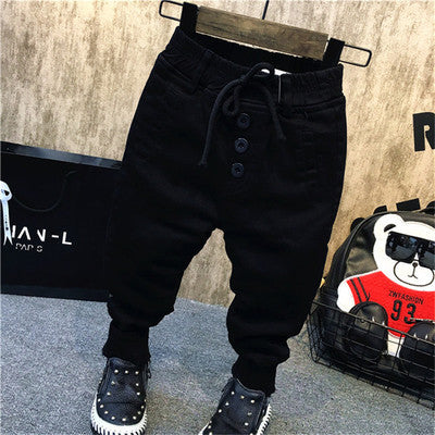 Boy's Personality Velvet Jeans